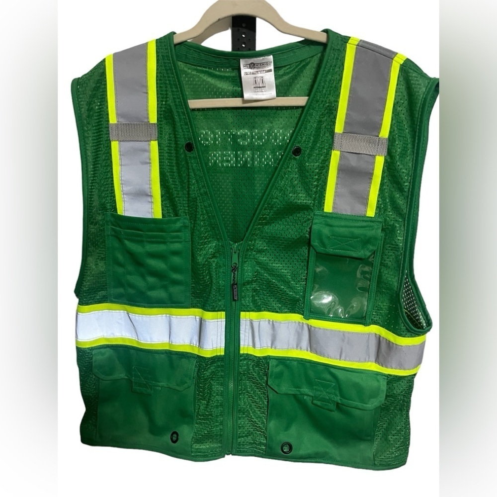 ML Kishigo Hi Viz Reflector Safety Production  Vest Sz L/XL